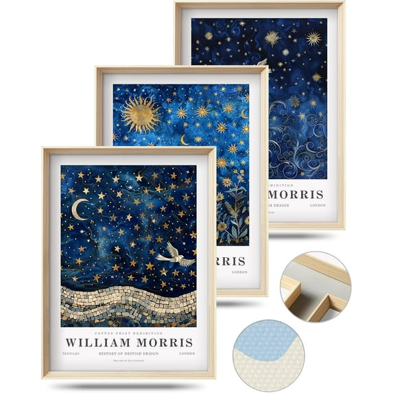 d Boho Wall Art for Bedroom,Abstract Canvas Wall Decor,12x16IN Minimalist High Wood Design Prints for Living Room,Bathroom Set of 3