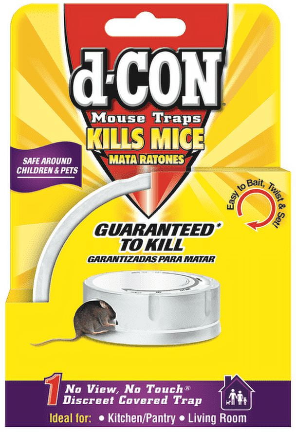 d-CON Guaranteed to Kill No View, No Touch Mouse Trap - 2 Count