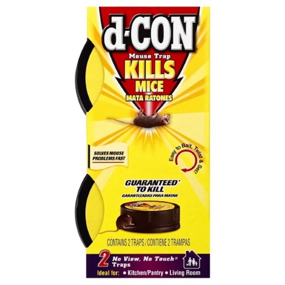 d-CON No View No Touch Traps for Rodents (Pack of 12)
