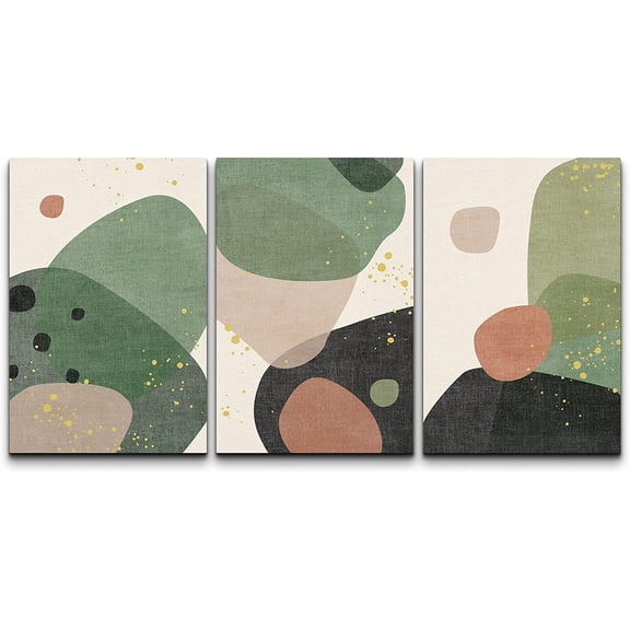 d Canvas Print Wall Art Set Joshua Tree Desert Landscape Road Trip Texas Nature Wilderness Photography Modern Art Decorative Minimalist Floral Botanical for Bedroom - 24"x36"x3 Natural