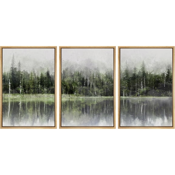 d Canvas Print Wall Art Set Joshua Tree Desert Landscape Road Trip Texas Nature Wilderness Photography Modern Art Decorative Minimalist Floral Botanical for Bedroom - 24"x36"x3 Natural