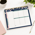 d-Navy Blossom 1 Pack Weekly To Do List Notepad 8.5"x11" 52 Undated ...