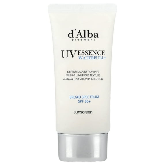 d'Alba UV Essence Waterfull+ Sunscreen, SPF 50+, 1.69 fl oz (50 ml)