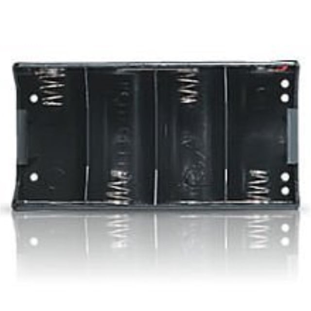 "d" battery holder, radio shack 270396a, color coded wire leads