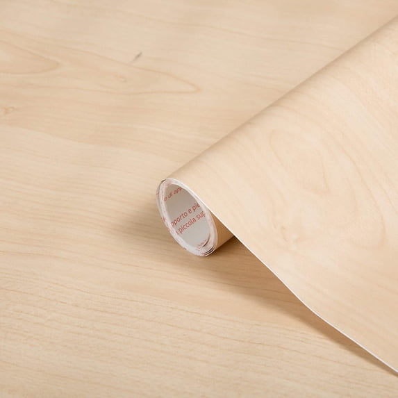 d-c-fix Decorative Peel & Stick Film, Maple, Large 26”x 78" Roll, 4-Pack