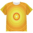 thumbnail image 1 of d20 Icosahedron Fire Mandala All Over Youth T Shirt Multi YSM, 1 of 2