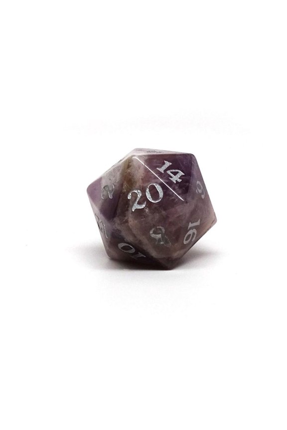 d20 Signature Font - Amethyst w/Silver New