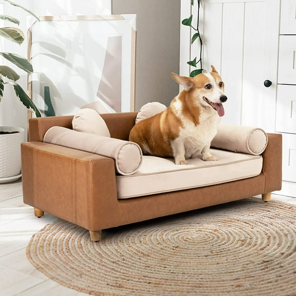 dCee Premium Pet Sofa - Large Size ( Leather)