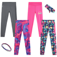 thumbnail image 1 of dELiA*s Girls Athletic Leggings - 4 Pack Activewear Leggings with Headband (Sizes: 7-16), 1 of 7