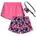 thumbnail image 1 of dELiA*s Girls Athletic Shorts - 2 Pack Running Dophin Shorts for Girls with Fanny Pack (Sizes: 7-16), 1 of 6