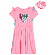 dELiA*s Girls Dress - Super Soft Yummy Casual Sundress with Headband Size 4-16