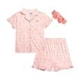thumbnail image 1 of dELiA*s Girls Pajamas Set Cozy Soft Button Down Sleep Shirt and Pajama Shorts for Girls 2 Piece, 1 of 7