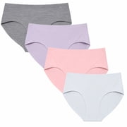 dELiA*s Girls Seamless Underwear Soft Stretch Bikini Panties for Girls and Teens 4 Pack