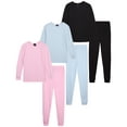 thumbnail image 1 of dELiA*s Girls' Thermal Underwear Set - 6 Piece Waffle Knit Top and Long Johns (Sizes: 2T-16), 1 of 7