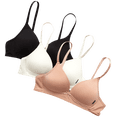 thumbnail image 1 of dELiA*s Girls' Training Bra - 3 Pack A-Cup Molded Wire-Free Microfiber Lace Bralette (32A-36A), 1 of 7