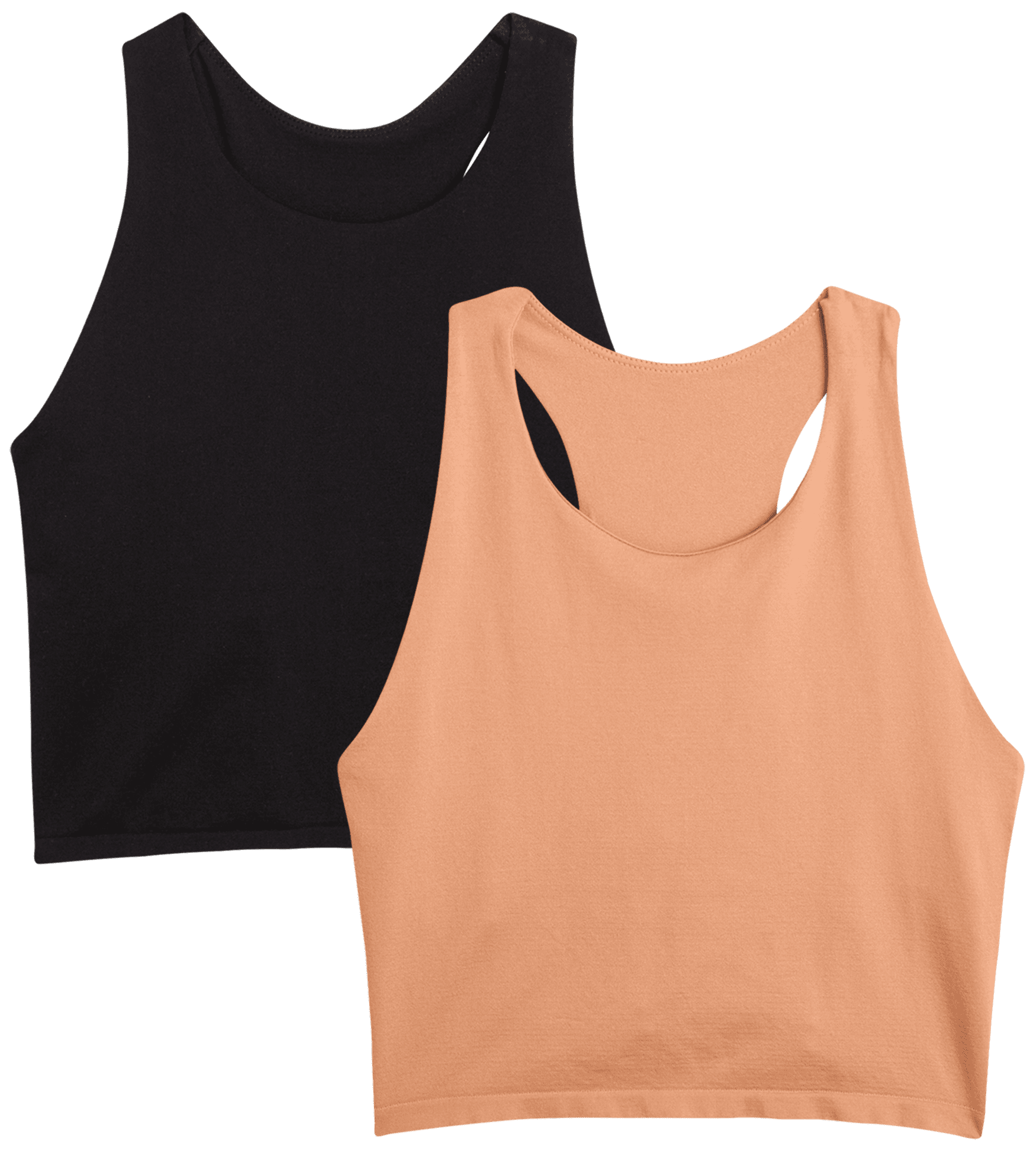 dELiA*s Girls' Training Bra Longline Cami Bralette Seamless Crop