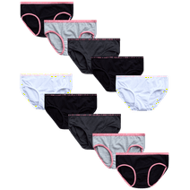 dELiA*s Girls’ Underwear – 10 Pack Stretch Cotton Briefs Panties (6-14)