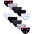 thumbnail image 1 of dELiA*s Girls’ Underwear – 10 Pack Stretch Cotton Briefs Panties (6-14), 1 of 6