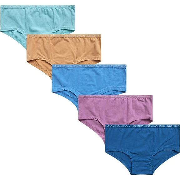 dELiA*s Girls’ Underwear – 5 Pack Stretch Cotton Boyshort Panties (6-14)
