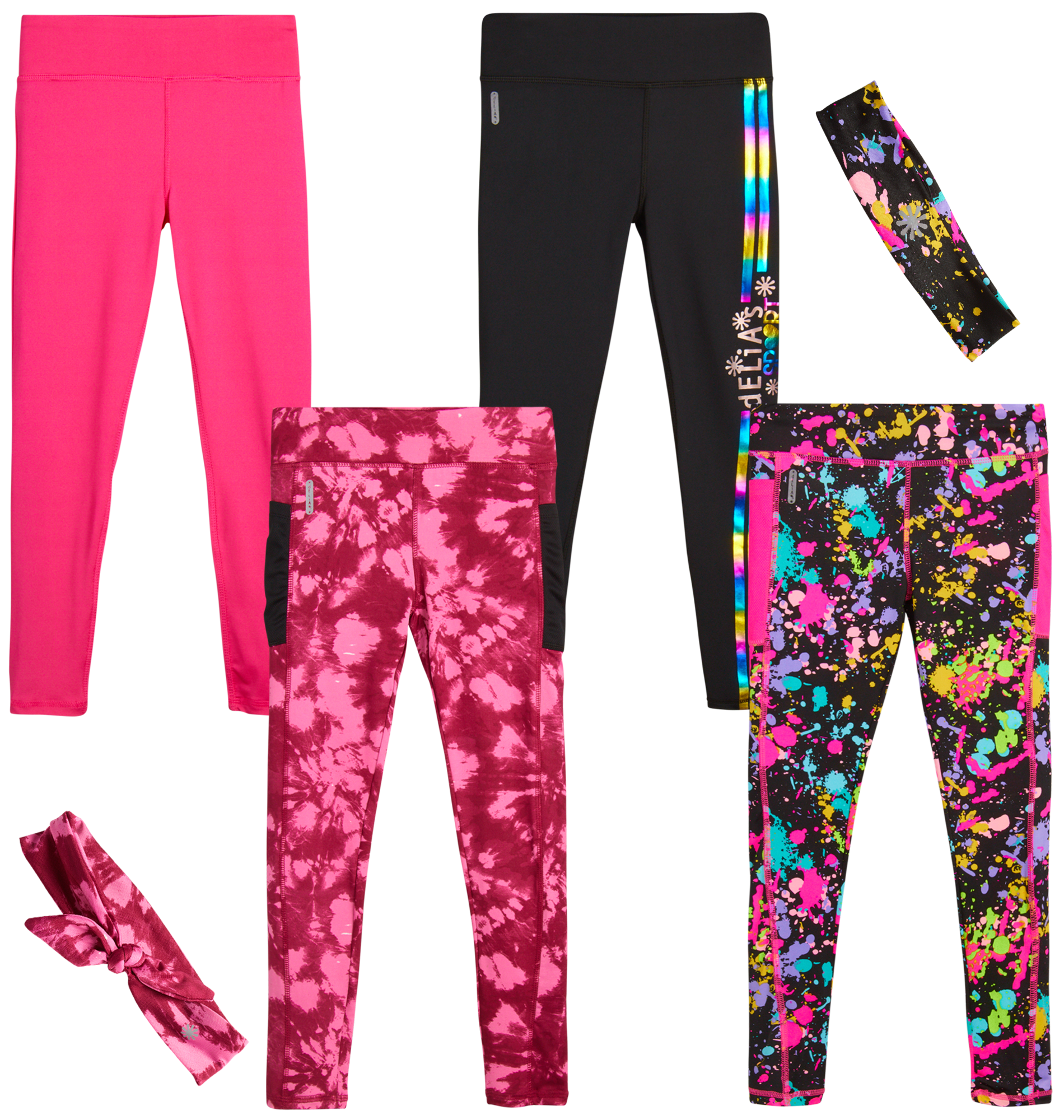 LEE Girls Leggings 3-Pack, Assorted Colors