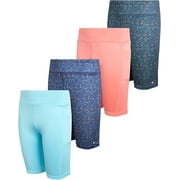 DELIA*S dELiAs Girls' Active Shorts - 4 Pack Basic Performance Bike Shorts (Big Girl)