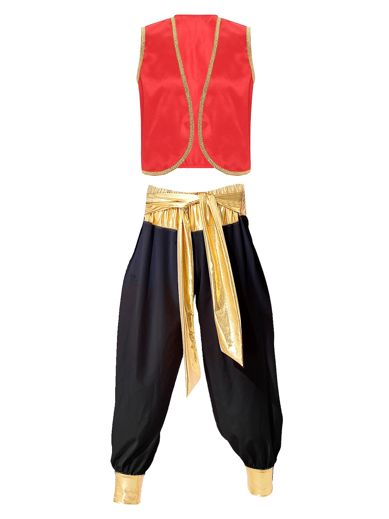 dPois Men's Arabian Prince Costume Halloween Party Role Play Fancy ...