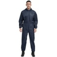 thumbnail image 1 of dPois Men's Long Sleeve Work Overall Jumpsuit Dustproof Mechanic Uniform Workshop Auto Workwear Navy Blue XL/175, 1 of 7