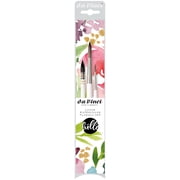 da Vinci Artist Signature Collection by Frau H lle, Watercolor Floral Brushes, Assorted, 3 Brush Set