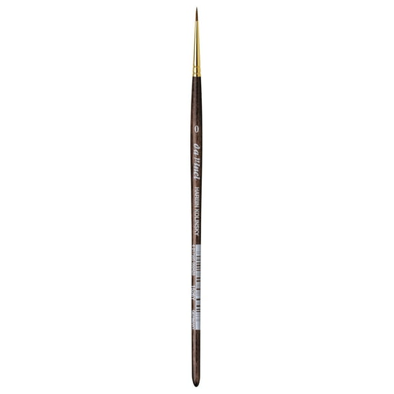 da Vinci Brush Kolinsky Red Sable Brush, Harbin Kolinsky Round, 0