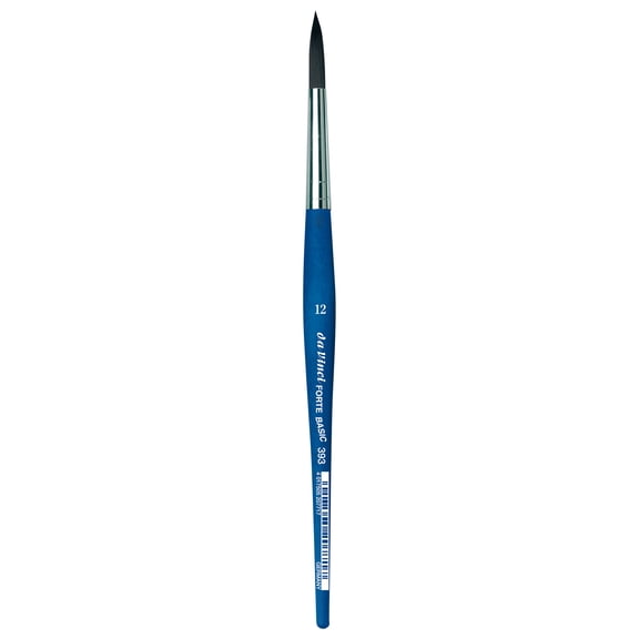 da Vinci FORTE BASIC Student Brush, Synthetic, Acrylic, Round, Series 393, Size 12