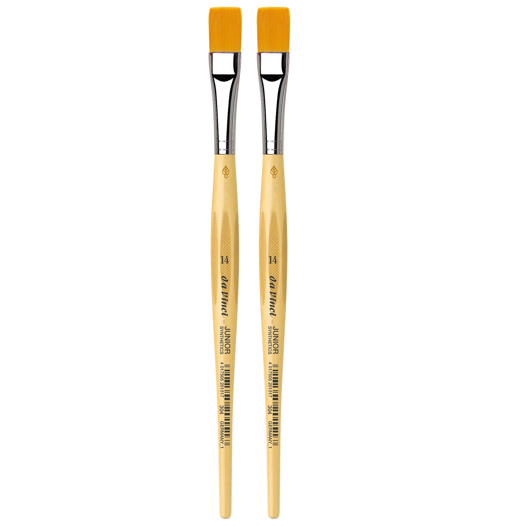 da Vinci JUNIOR Synthetics Student Brush, Synthetic, Tempera, Round, Series 304, Size 14, Pack of 2