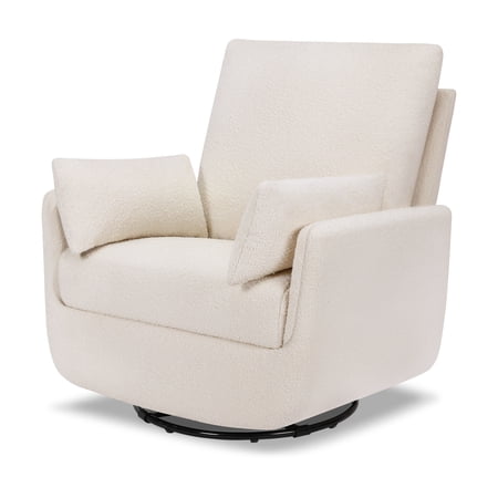 daVinci Juno Swivel Glider, Ivory Boucle