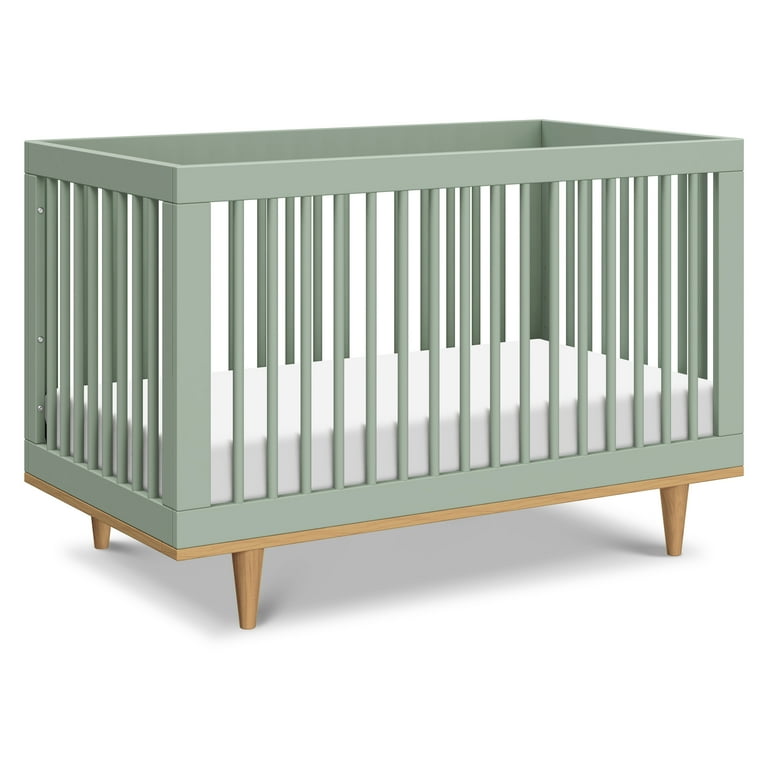 daVinci Marley 3-In-1 Convertible Crib in Light Sage and Honey