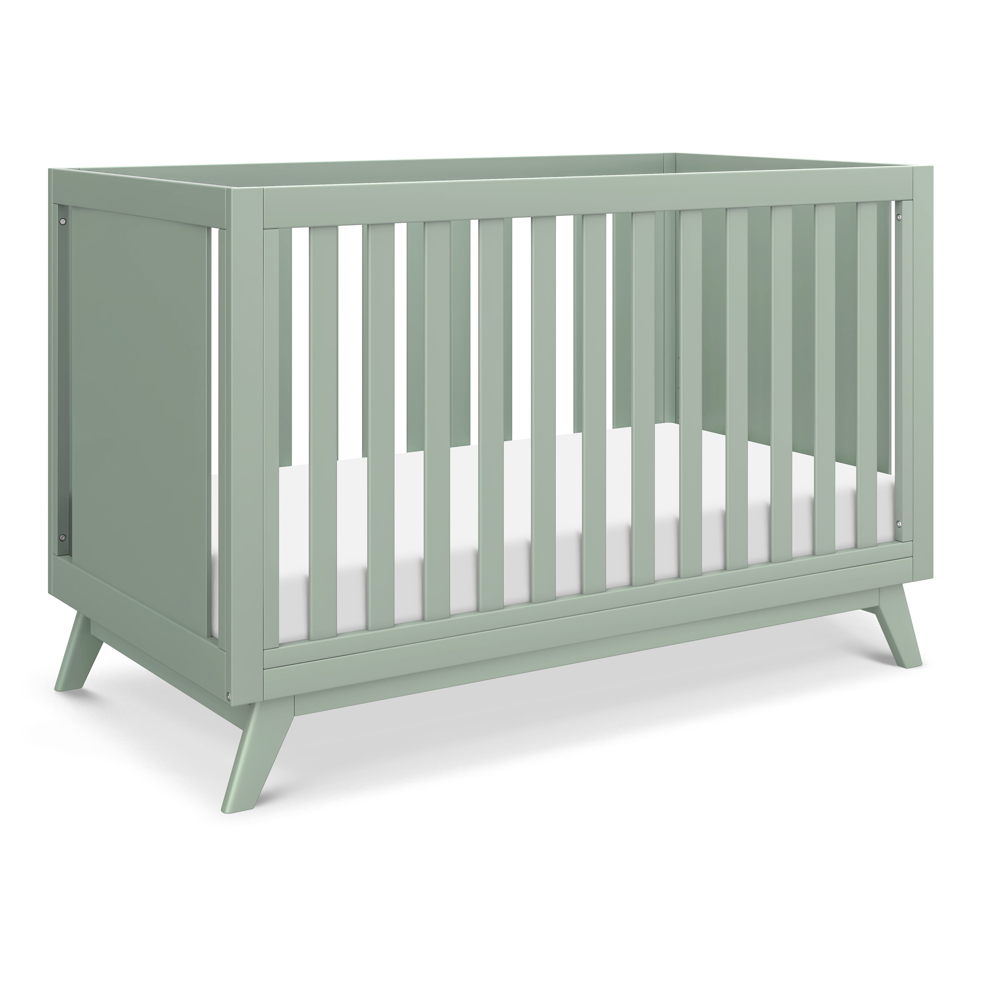 Light Sage MDF 3-in-1 Convertible Standard Crib