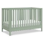 daVinci Sammy Scallop 4 in 1 Convertible Crib, Light Sage