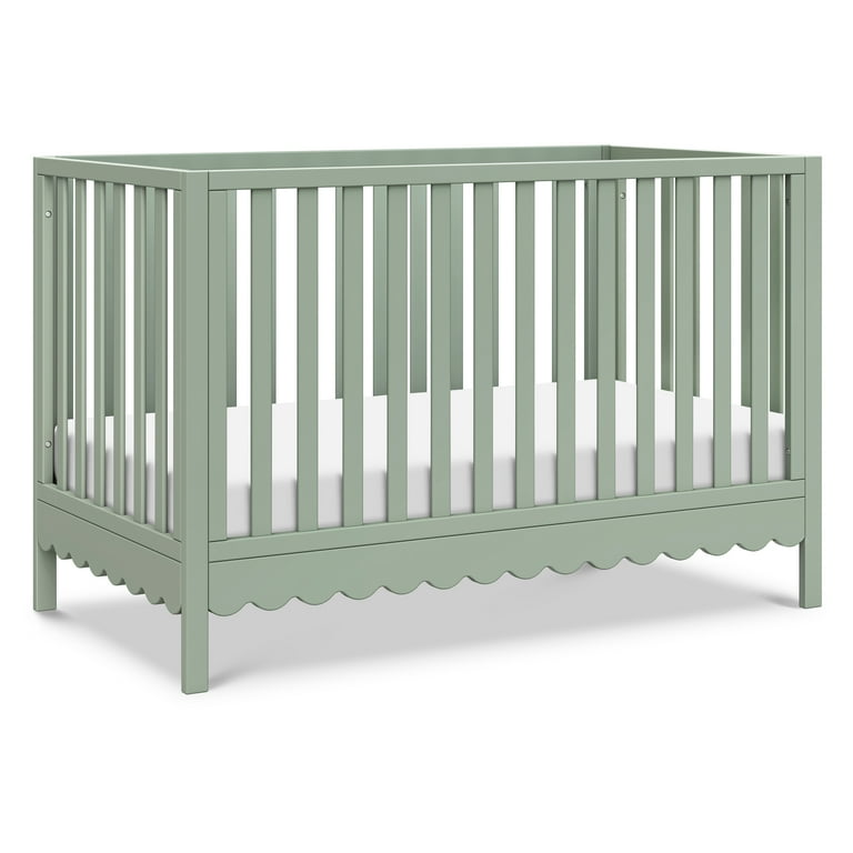 daVinci Sammy Scallop 4 in 1 Convertible Crib Light Sage Walmart