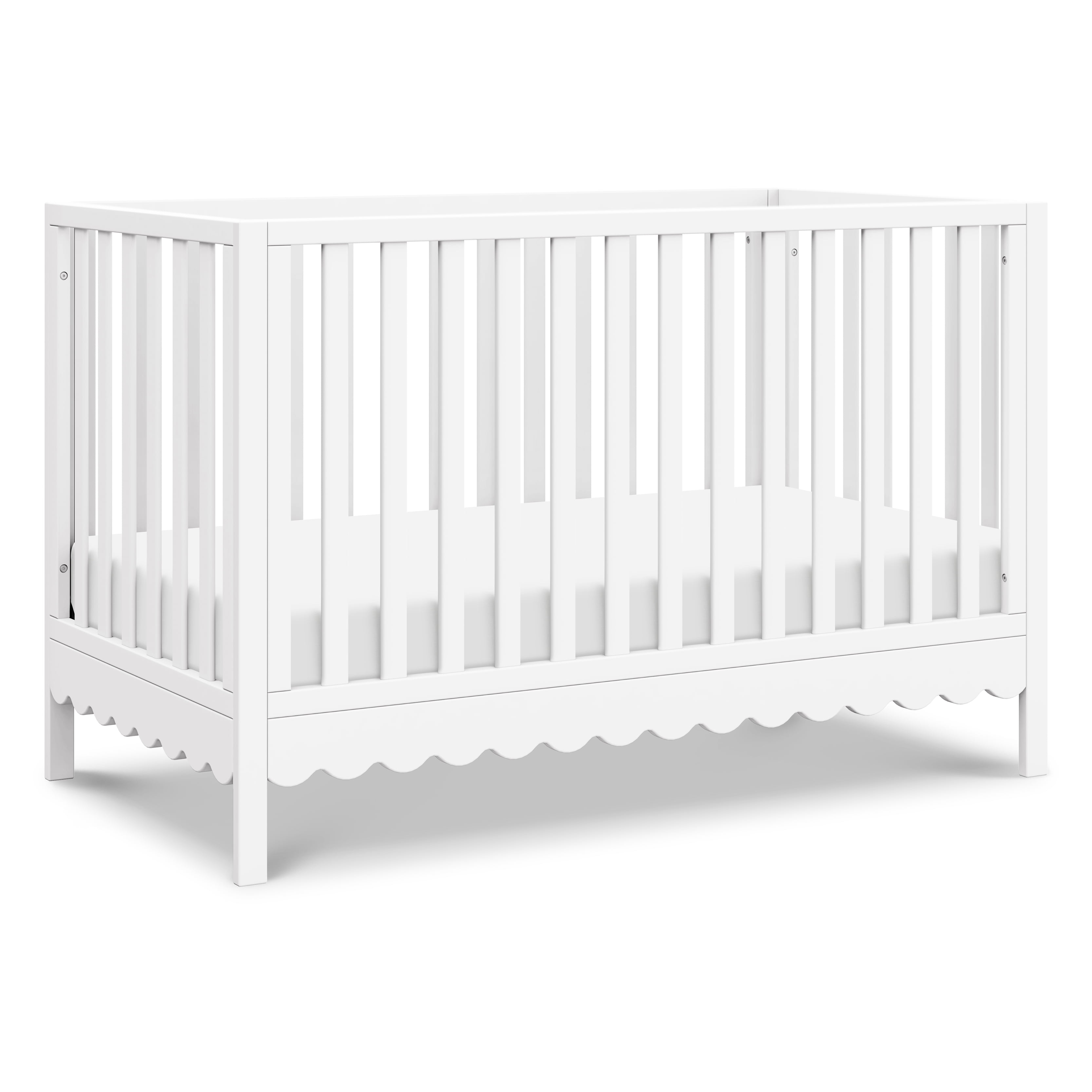 daVinci Sammy Scallop in Convertible Crib, White Walmart