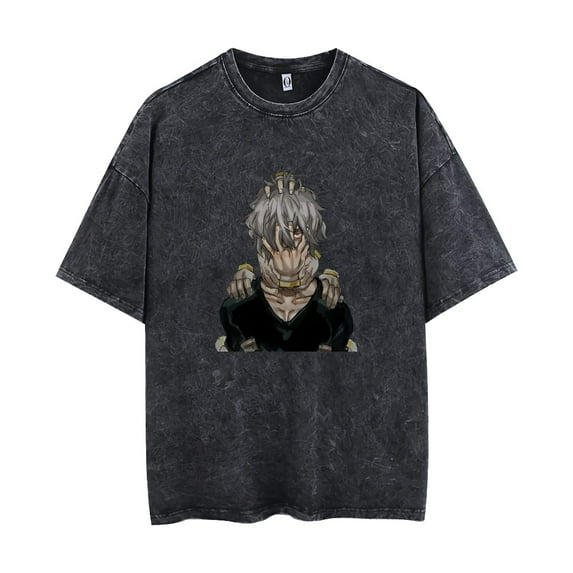 dabi T-shirt Shigaraki TomuraT-shirt Japanese Anime T-Shirt Summer Crew Neck Men's and Women's Sweatshirts