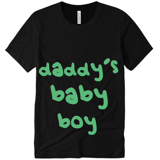 daddy´s baby boy green Tshirt