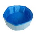 thumbnail image 1 of dadypet Collapsible Plastic Hamster Rabbit Baby Pool, Blue, 1 of 7