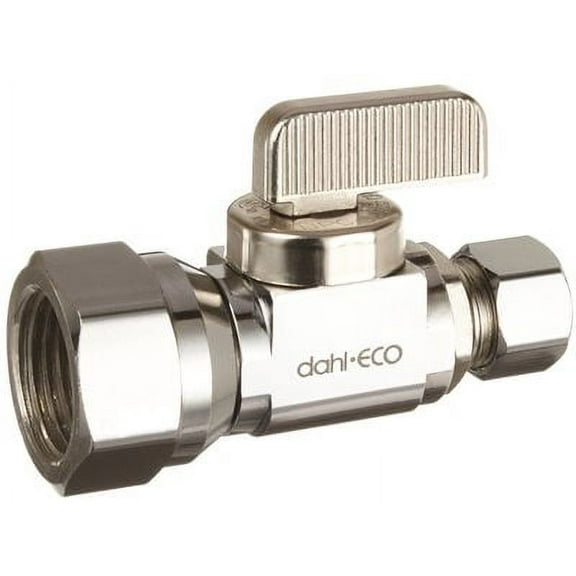 dahl straight ball valve stop 1/2" fip x 3/8" o.d., lead free