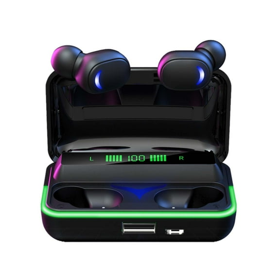 Wireless Earbuds Bluetooth Headphones, Ear Buds with Deep Bass, 40H Long Playtime, Power Display, IPX7 Waterproof in Ear Earphone with Mic for Phone