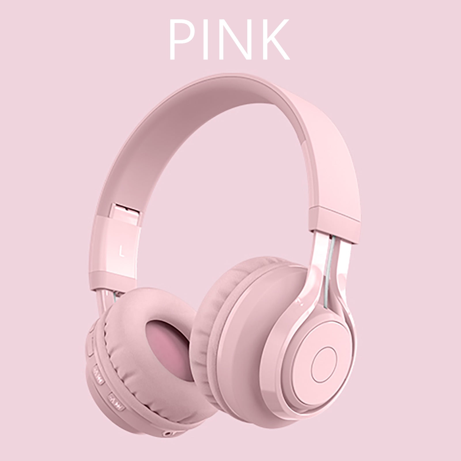 Bluetooth Headphones Over Ear, 6S Wireless Headphones Wired with 6 EQ Modes, 40 Hours Playtime Foldable HiFi Stereo Headset with Microphone, FM/TF for Cellphone/Work