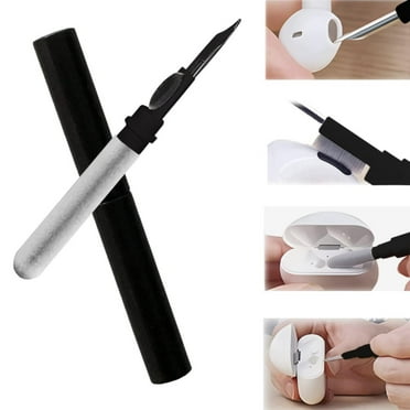 daily deals Cleaner Kit for Airpods，Earbuds Cleaning kit，Soft Brush Flocking Sponge for Bluetooth Earphones Case Cleaning Tools-1* Cleaning pen-Black