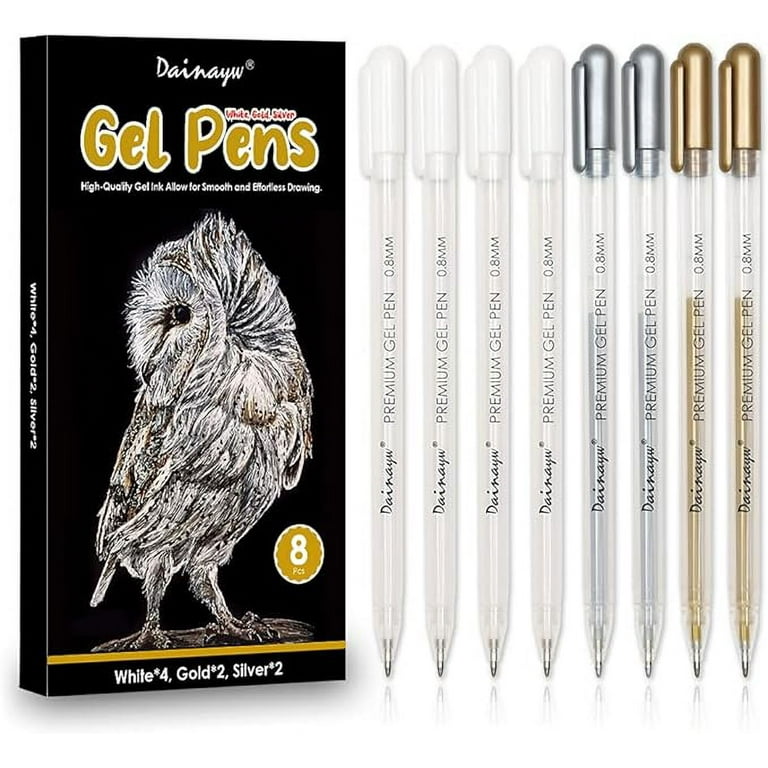Metallic GOLD Gel Pen - 3 PCS