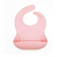 thumbnail image 1 of daintyBABY Silicone Bib- Pink, 1 of 3