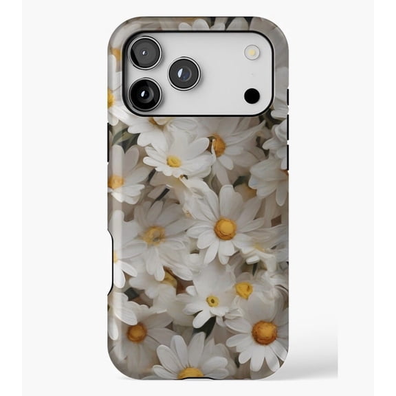 daisy pattern M475, Case for iPhone 17/16/15/14/13/12/11 Pro Max – Stylish Unisex Protective Cover