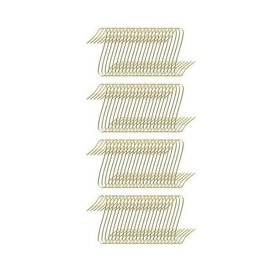 dajkiuy 100PCS Christmas Ornament Hooks Christmas Tree S-Hooks Ornament Hanger Metal Wire Hanging Hook for Christmas Tree Christmas Balls Party Decorations (Gold)