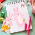 thumbnail image 1 of dajkiuy 10Pcs Easter Bunny Candy Bags, Spring Cartoon Rabbit Cookie Treat Bags for Easter Birthday Wedding Party Wrapping Bags Favor Supplies Decor, 1 of 5