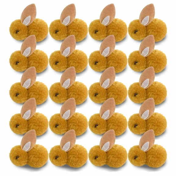 dajkiuy 20 Pcs Mini Plush Easter Bunny Animals, Miniature Stuffed Rabbit, Soft Tiny Stuffed Animals Easter Bunnies Plush Rabbit for Easter Decorations